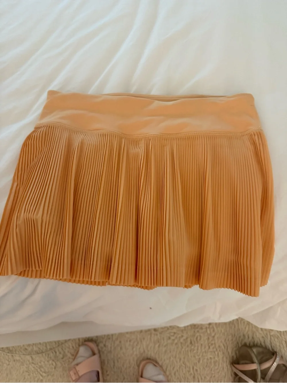 Lululemon Pleated Skort – Peach / Apricot – Size 4